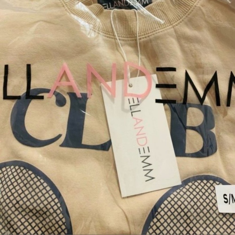 ELL and EMM | Sweatshirt | Tan Club Sweatshirt - Picture 2 of 7